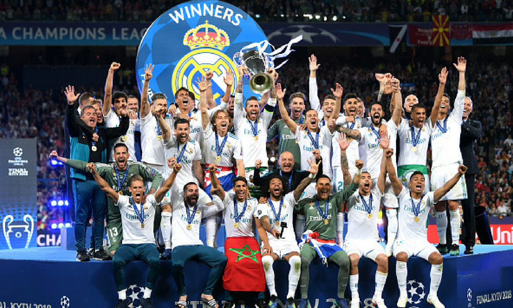 El Real Madrid ganó su tercera 'Orejona' consecutiva.