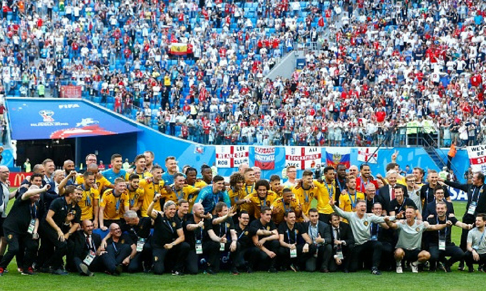 Los jugadores de Bélgica fueron recibidos como héroes en ...