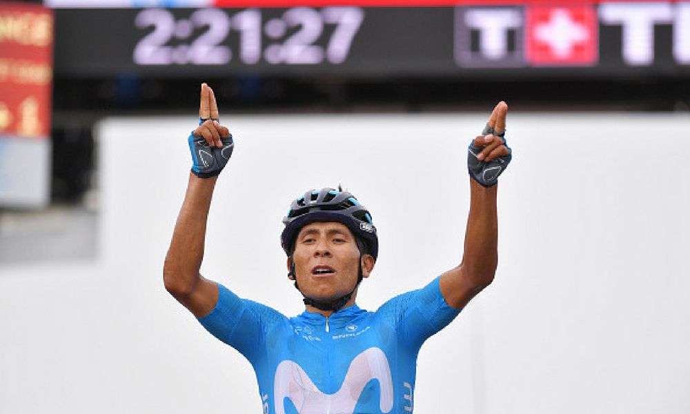 Nairo Quintana ganó la etapa 17