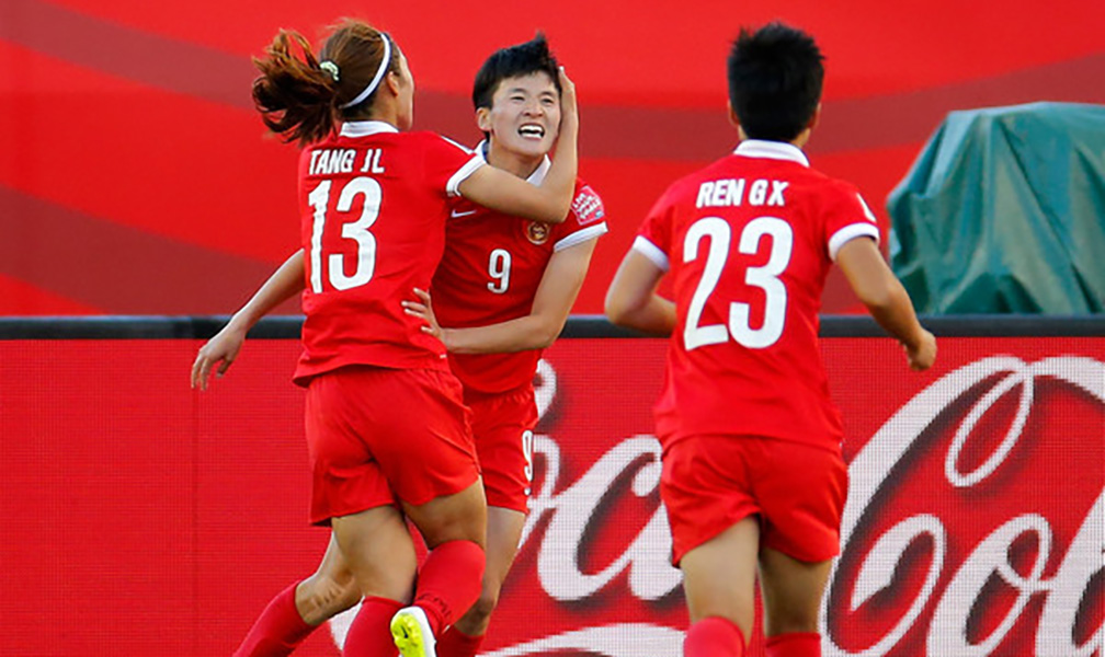 Futbolista china anotó nueve goles a Tayikistán