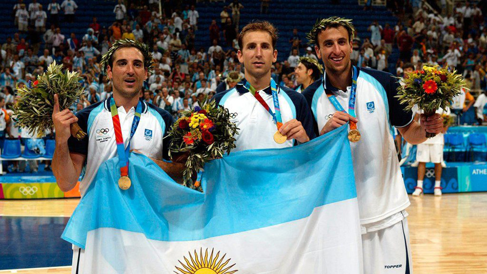 Ginóbili, Argentina y el Oro Olímpico del 2004