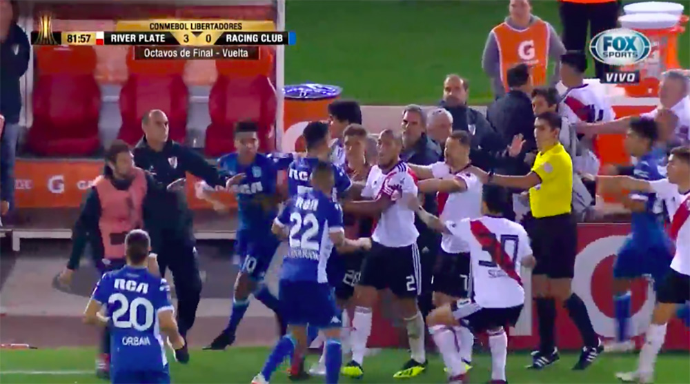 Otro incidente en la Libertadores