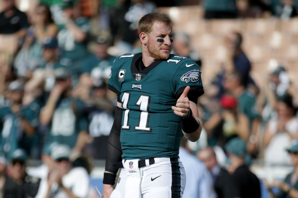 Carson Wentz será titular ante los Colts