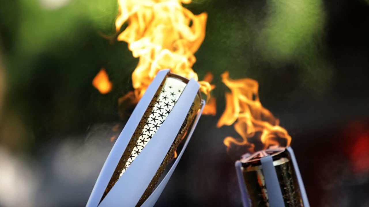 Resultado de imagen de antorcha olimpica 2020