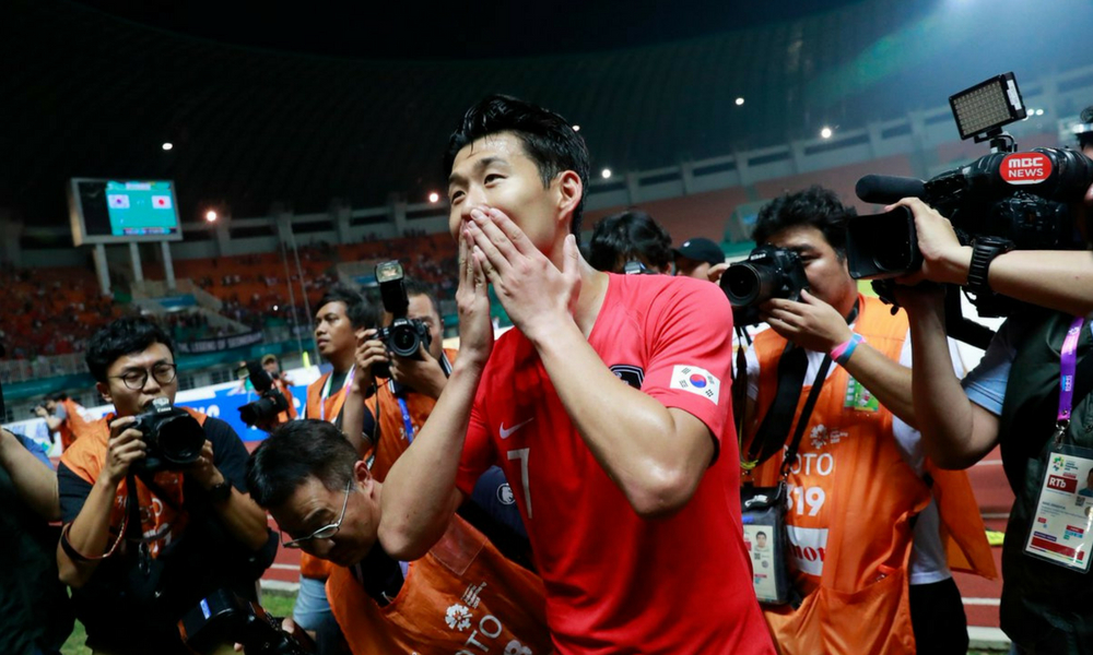 Heung-Min logró la medalla de oro