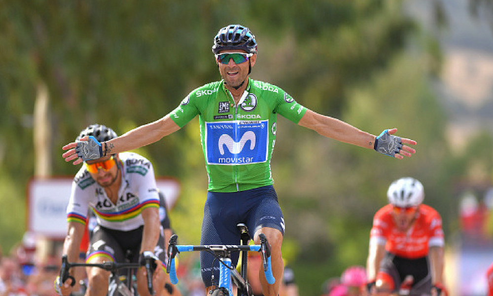 Alejandro Valverde ganó la octava etapa de la Vuelta