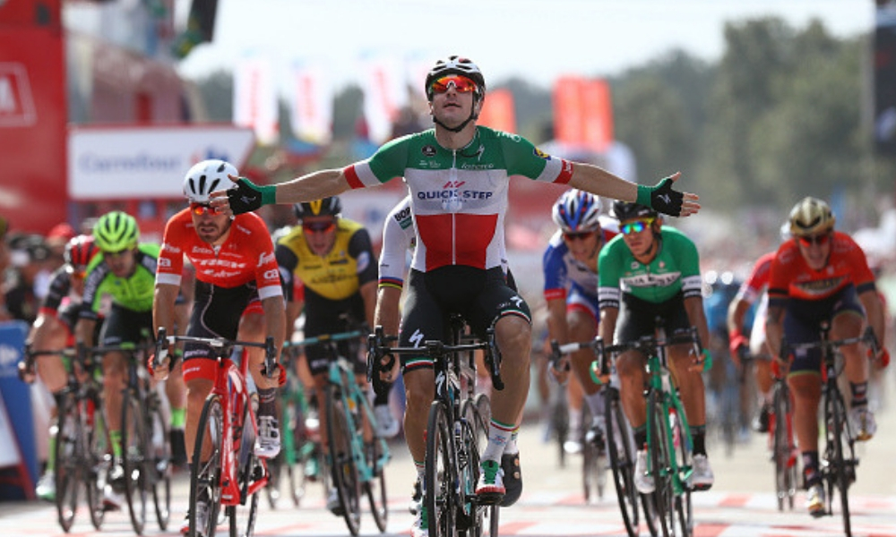 Elia Viviani ganó la décima etapa