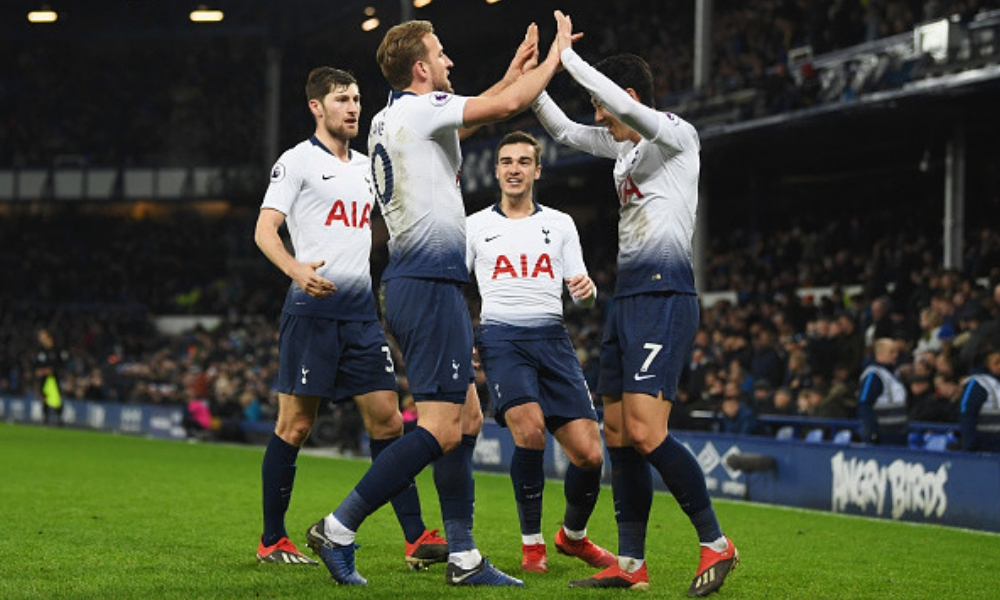 Kane y Son exhibieron al Everton