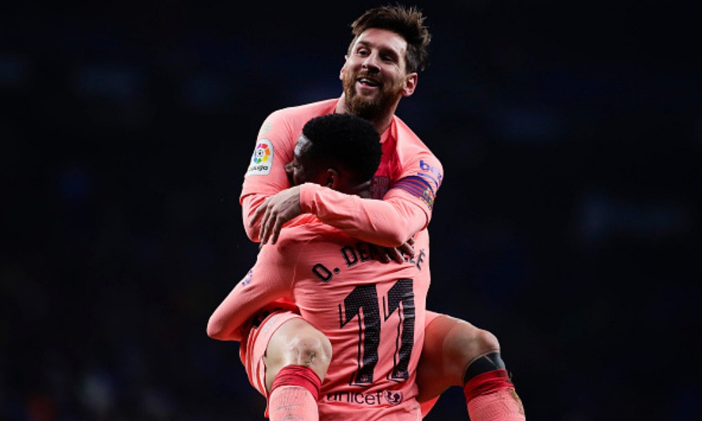 recital de Messi ante el Espanyol