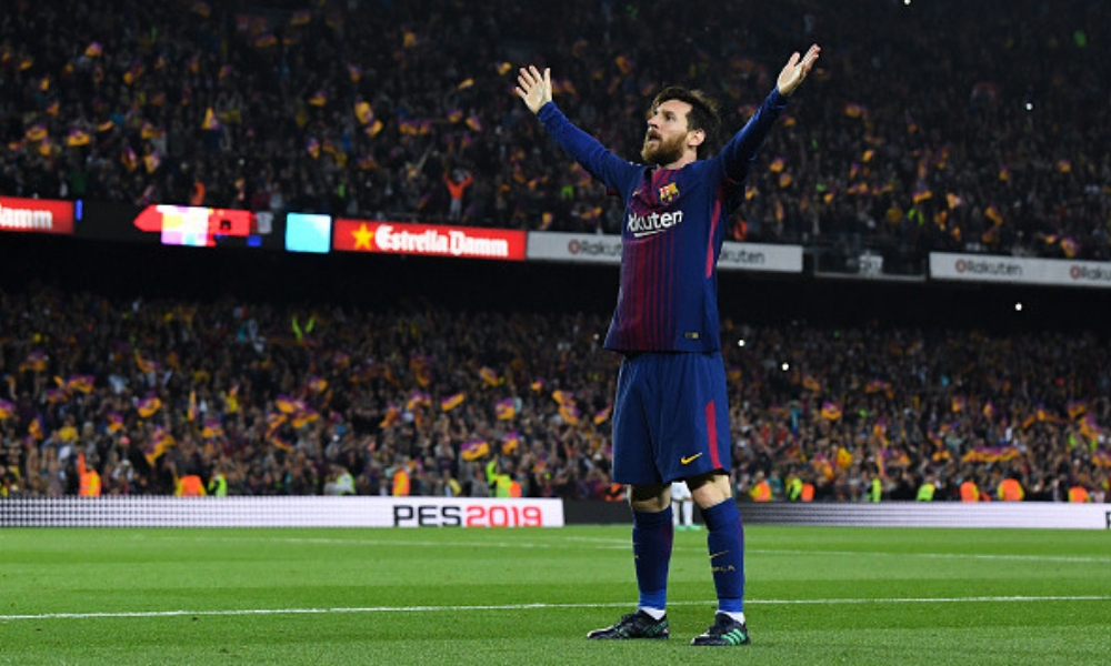 Messi cuando se enfrenta al Real Madrid