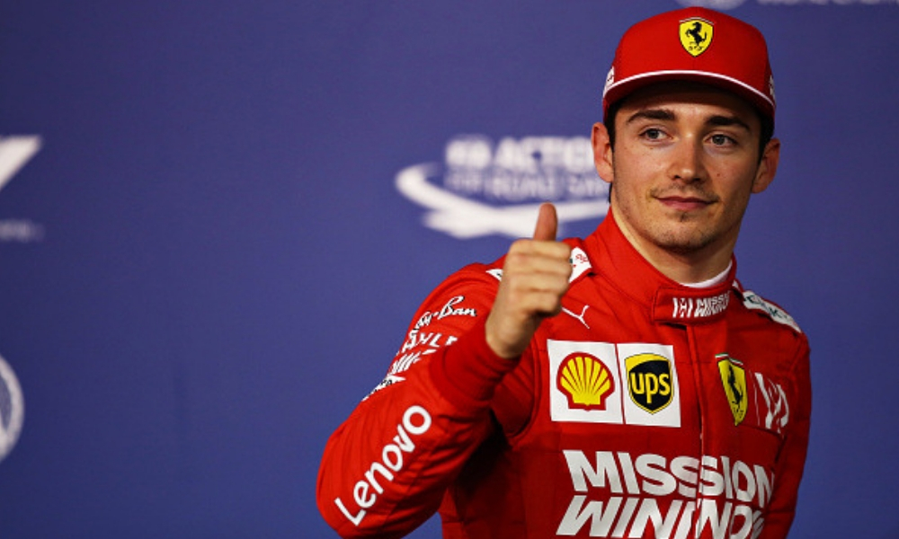 Charles Leclerc obtuvo su primera pole position en la Fórmula 1