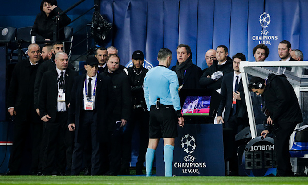 VAR en los Octavos de la Champions