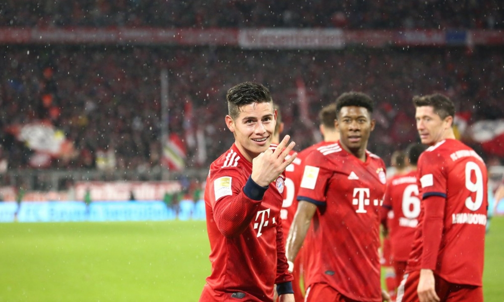 Resultado de imagen de james rodriguez hat trick