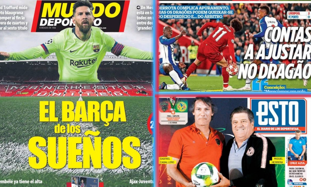 diarios deportivos del 10 de abril de 2019
