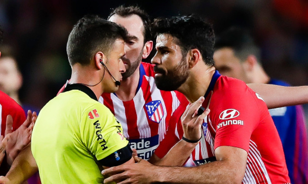 LaLiga suspendió ocho partidos a Diego Costa, Comité de Competición de LaLiga, árbitro Gil Manzano
