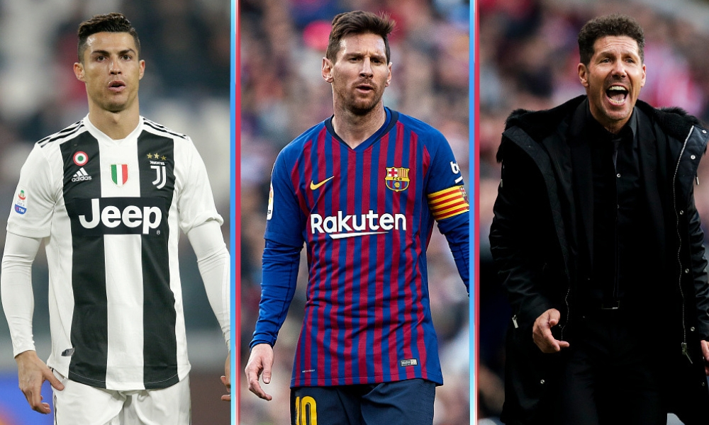 Messi, Simeone y Cristiano encabezan a los mejores pagados del futbol