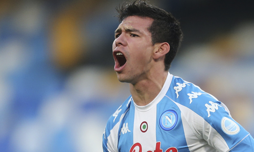 Chucky Lozano gol más rápido Napoli