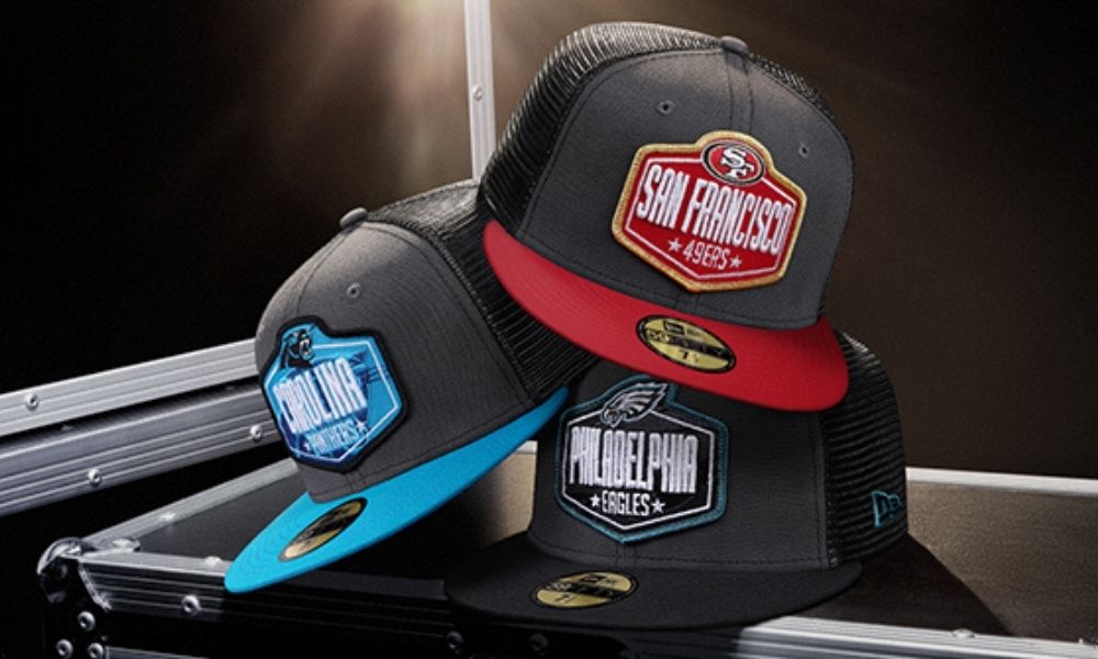 Las gorras oficiales para el Draft de la NFL