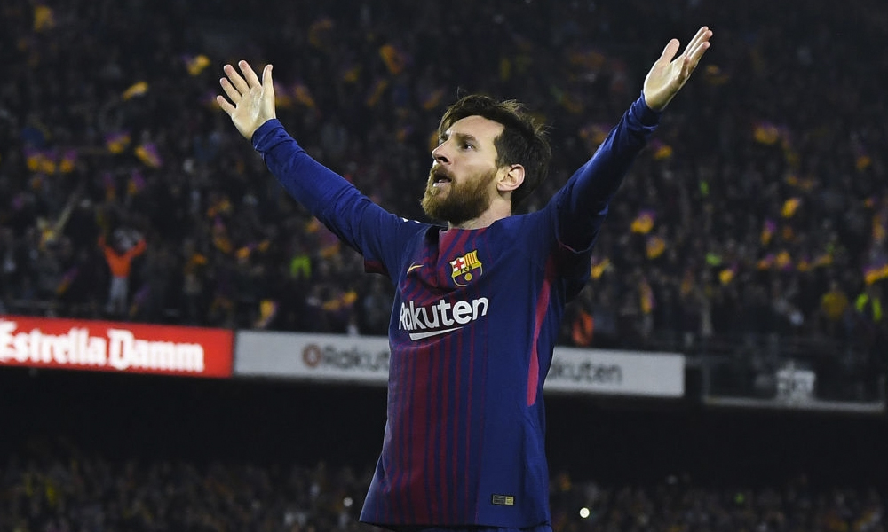 Lionel Messi en el Clásico Español