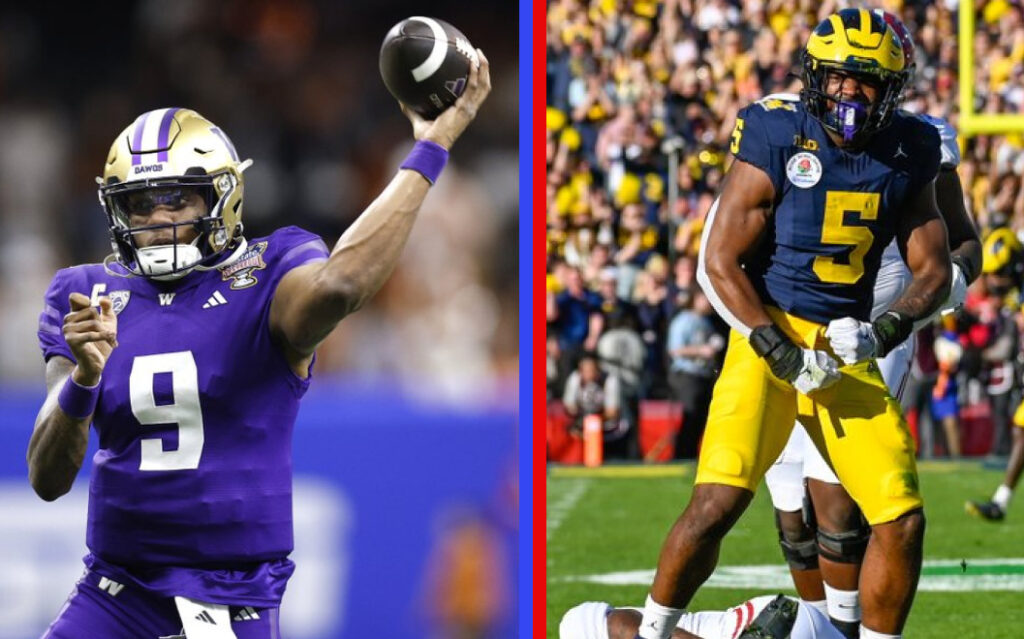 Pronóstico Washington vs Michigan; ¡habrá campeón del College!
